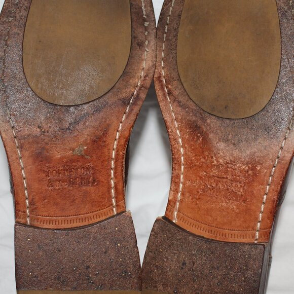 Johnston & Murphy Brogue/Wing Tip Style Mahogany Lace Oxford Dress Shoe Men 11.5 main image 16